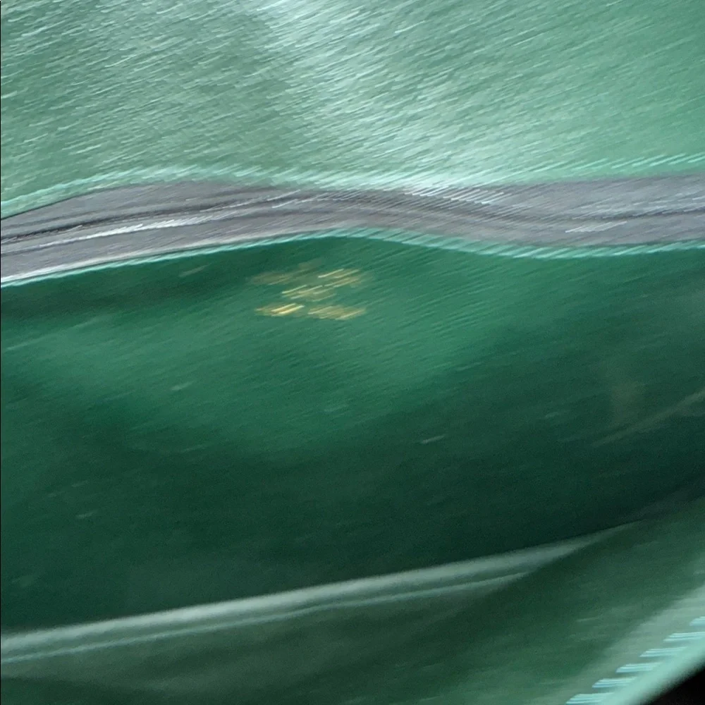 Louis Vuitton Dark Green Document Clutch Laptop Bag